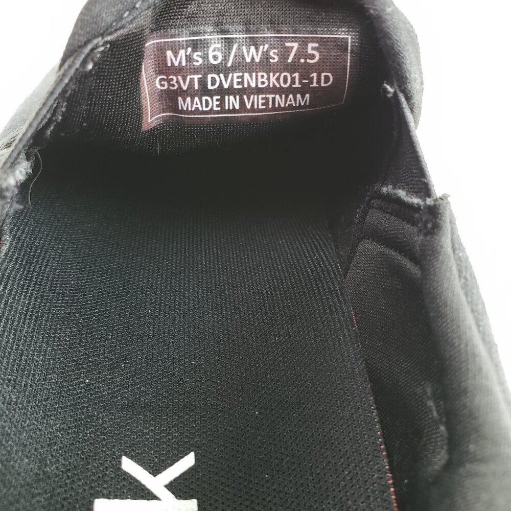 Kizik Venice Slip On Shoe Womens 7.5 Black Canvas Hands Free Casual Sneaker - Picture 9 of 11